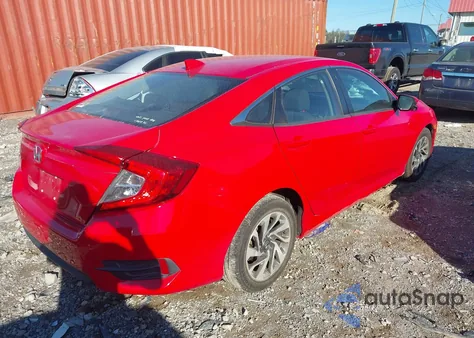 2017 Honda Civic Ex из США, поврежденный, VIN 2HGFC2F75HH534735